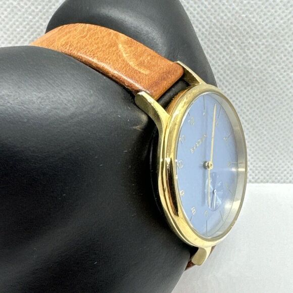 Skagen Anita SKW2407 Women\'s Brown Leather Analog Dial Quartz Watch JNA556 main image 8